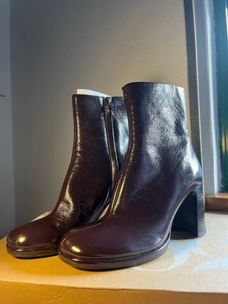 Botines charol Zara