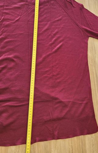 jersey granate Zara mujer