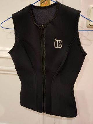 chaleco folpus mujer de neopreno S de 3mm nuevo