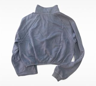 Sudadera corta mujer azul XS