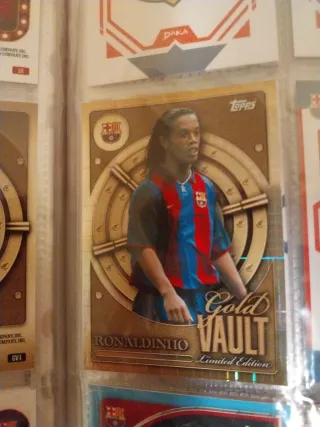 Ronaldinho gold vault topps
