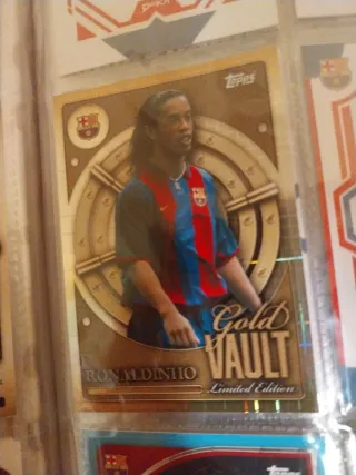 Ronaldinho gold vault topps