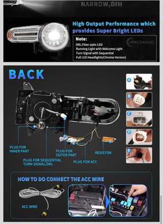 Luces faros principales Toyota FJ Cruiser LED