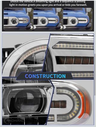 Luces faros principales Toyota FJ Cruiser LED