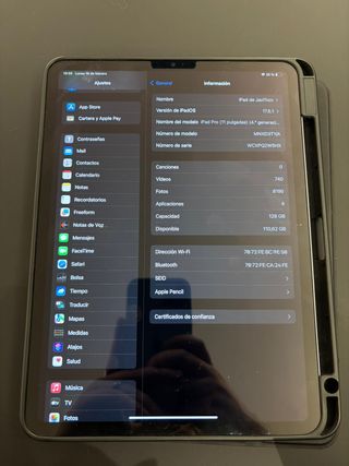 iPad Pro de 11 pulgadas y 128 GB con Wi-Fi - Gris