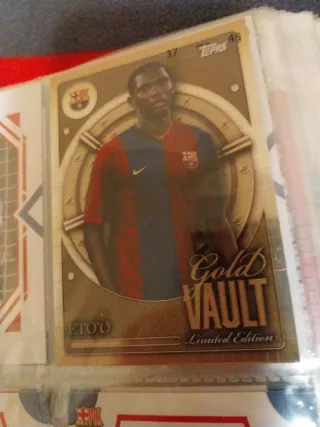 Carta Eto'o gold vault topps