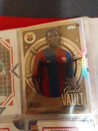 Carta Eto'o gold vault topps