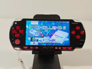PSP Slim 2004 Nero e Rosso