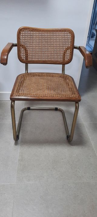 Sillas de diseño de ratán retro