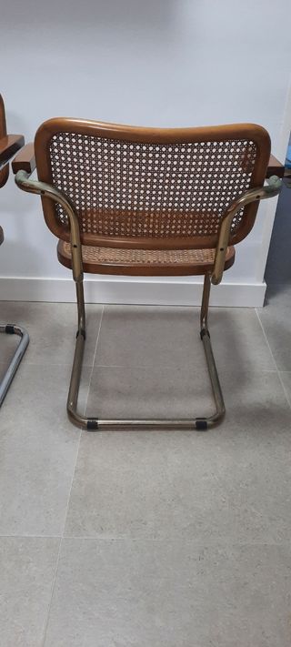 Sillas de diseño de ratán retro