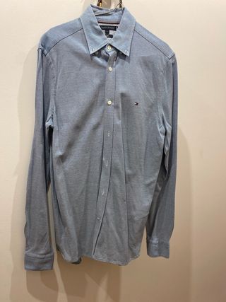 Camisa Azul Tommy Hilfiger talla S