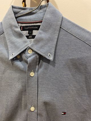 Camisa Azul Tommy Hilfiger talla S