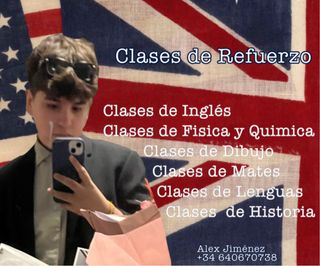 Clases de refuerzo Ingles, FyQ, Mates:ESO,Primaria