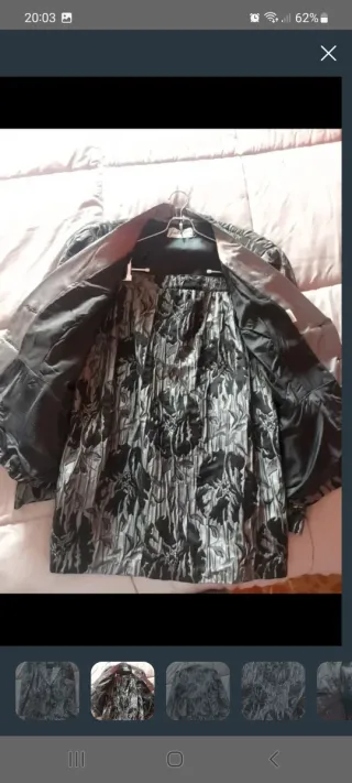 Traje Vintage Falda Larga y Chaqueta