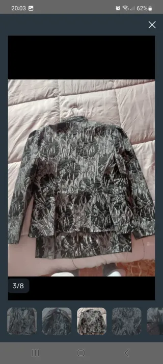 Traje Vintage Falda Larga y Chaqueta