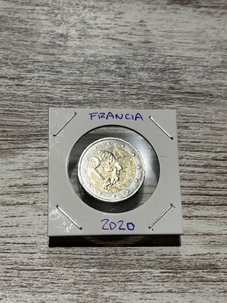 Moneda 2€ conmemorativa francia 2020