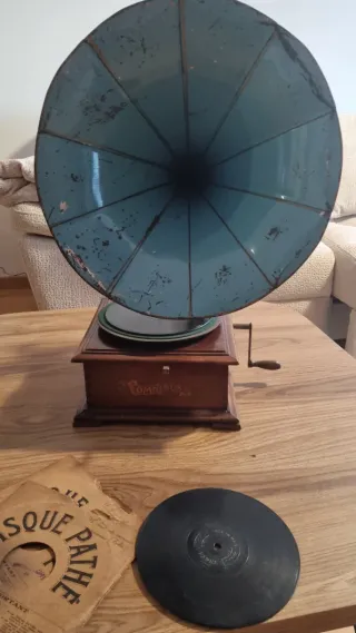 Gramófono Pathefono Omnibus 1907