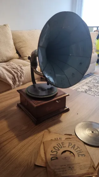 Gramófono Pathefono Omnibus 1907