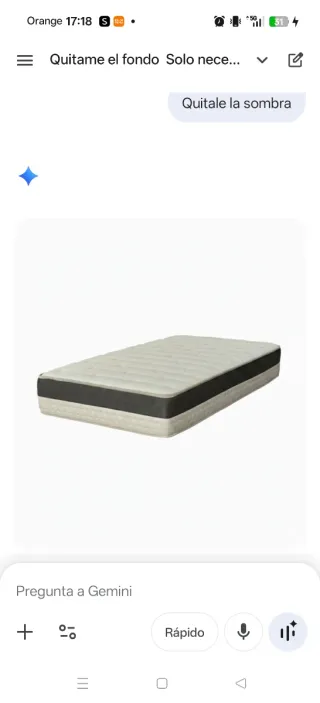 Colchón NUEVO económico. Base tapizada.