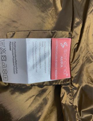 Piumino invernale Riunik beige/marrone tg L