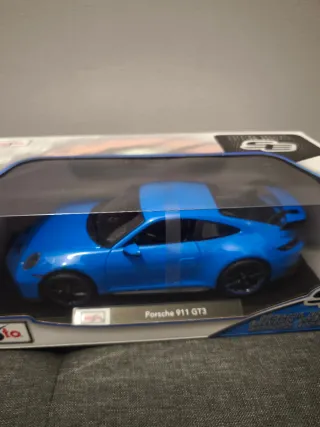 Coche Maisto Porsche 911 GT3 1:18 Azul