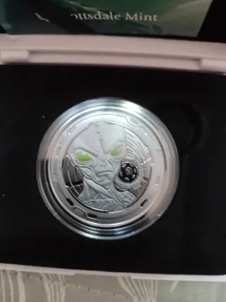 1oz Plata Alien 2022 Rodio