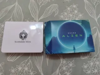 1oz Plata Alien 2022 Rodio