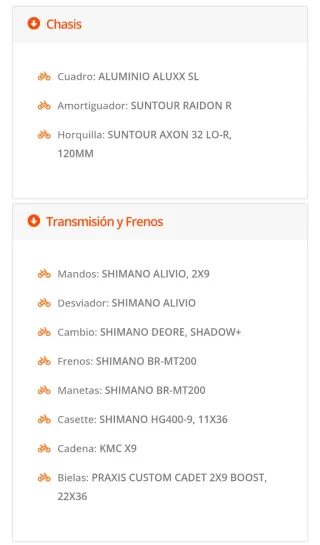 Bicicleta montaña Liv Mujer talla XS