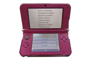 CONSOLA NINTENDO 3DS XL ROSA CON FUNDA E CARICABATTERIE