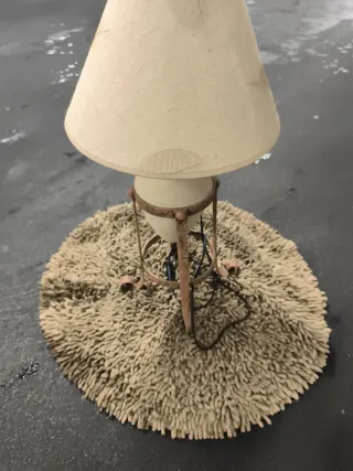 Lampara decorativa pie