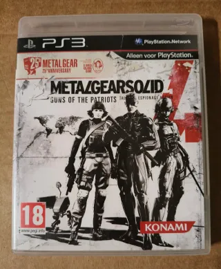 Metal Gear Solid 4 PS3 25 Aniversario