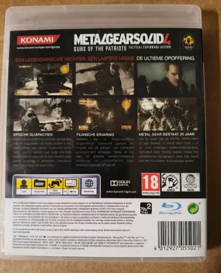 Metal Gear Solid 4 PS3 25 Aniversario