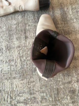 Botas em pele Massimo Dutti