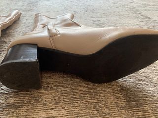 Botas em pele Massimo Dutti