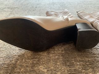 Botas em pele Massimo Dutti