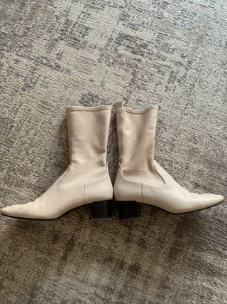 Botas em pele Massimo Dutti