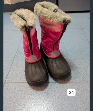 Botas de nieve talla 34