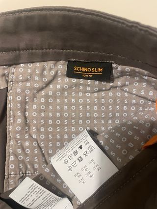 Pantalon gris Boss nuevo chino talla 42/44 chico