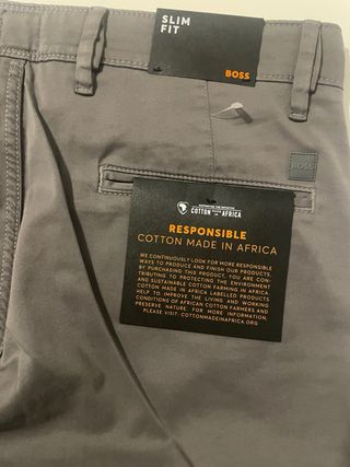 Pantalon gris Boss nuevo chino talla 42/44 chico