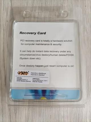 Recovery card PCI nueva