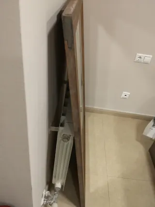 espejo  de madera maciza, exclusivo de 120x 100