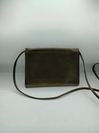 Borsetta piatta vintage marrone