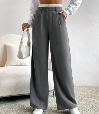 Pantalones de vestir grises