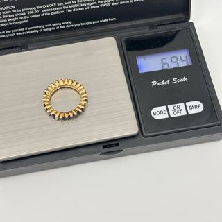 Anillo oro 18kt con diamantes y zafiros