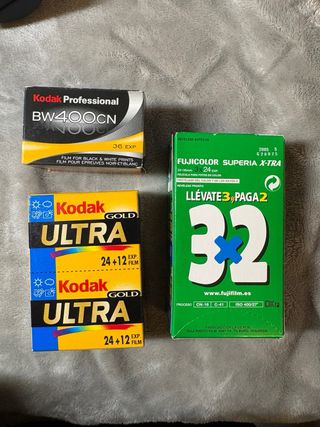 Cámara carretes Minolta