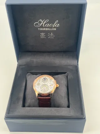 Orologio HAOFA Tourbillon GMT Dual Time