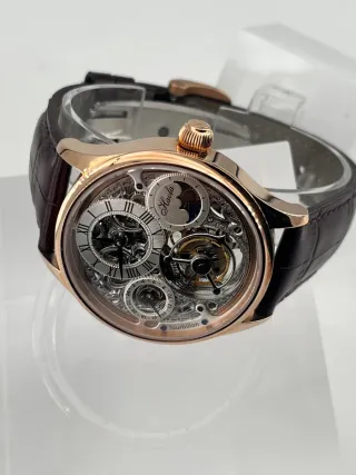 Orologio HAOFA Tourbillon GMT Dual Time