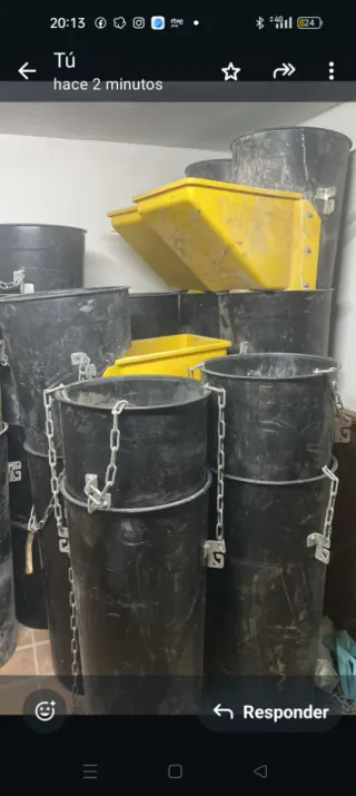 Bajantes de escombros y tolvas