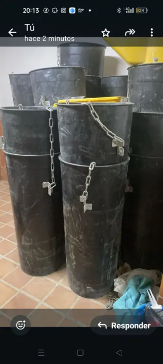 Bajantes de escombros y tolvas