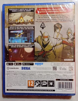 Shinobi Art of Vengeance PS5 Precintado ES
